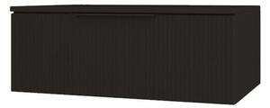 Base per mobile bagno 1 cassetto L 70 x P 45 x H 27 cm nero opaco BADEN HAUS