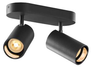 SLV Asto Tube spot soffitto GU10 2 luci nero