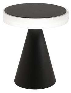 Fabas Luce Lampada da tavolo LED Neutra, altezza 20 cm, nero, touch dimmer