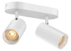 SLV Asto Tube spot soffitto GU10 2 luci bianco