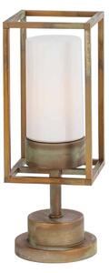 Moretti Luce Lampioncino Cubic³ 3369 ottone anticato/opale