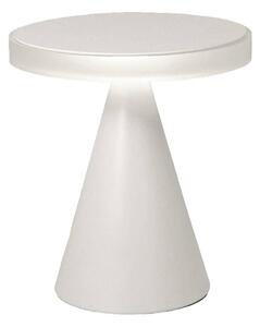 Fabas Luce Lampada da tavolo LED Neutra, altezza 27 cm, bianco, touch dimmer