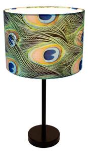 BRITOP Lampada da tavolo Pfau, Ø 25 cm, verde