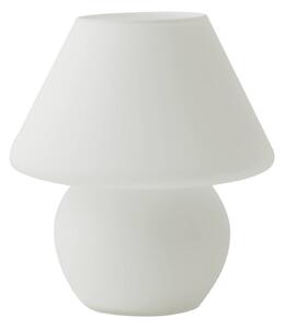 Busch Lampada da tavolo vetro, bianco Ø 17 cm