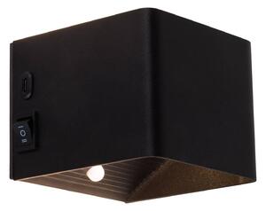 Näve Applique LED Cube accu, magnetica, nero