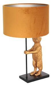 Steinhauer Lampada da tavolo Animaux 8228ZW, metallo, velluto, oro, nero