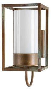 Moretti Luce Applique da esterni Cubic³ 3362 ottone/opale