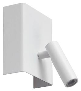 Lindby Applique a LED Agit, bianco, metallo, touch dimmer