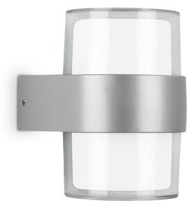 Telefunken Cludu applique LED da esterni, argento