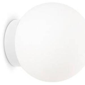 Ideallux Ideal Lux Mapa applique, Ø 10 cm, vetro opale, bianco, globo