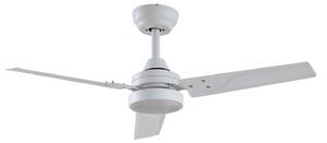 Ventilatore da soffitto Lindby LED Aerallo, bianco, CCT, silenzioso