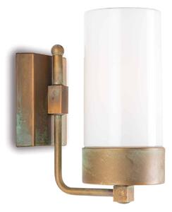 Moretti Luce Applique da esterni Silindar 3390, ottone / opale