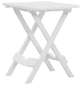 Tavolo da Giardino Pieghevole 45,5x38,5x50cm Bianco