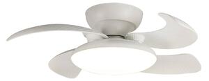 Mantra Iluminación Ventilatore da soffitto a LED Aloha bianco Motore DC silenzioso Ø 90 cm CCT