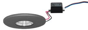 BRUMBERG Adapt downlight LED, titanio satinato