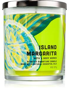 Bath & Body Works Island Margarita candela profumata con oli essenziali 227 g