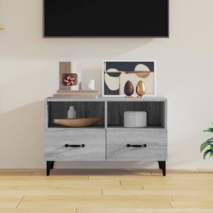 Mobile Porta TV Pensile Mobile da soggiorno Grigio Sonoma 80x36x25cm in  Legno Multistrato ITD42385