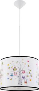 Sollux SL.1423 - Lampadario a sospensione per bambini OWLS 1xE27/15W/230V diametro 40 cm