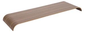 AYTM - Curva Legno Vassoio per Scaffale L81xW25,3xH5,4 Walnut AYTM