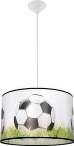 Sollux SL.1429 - Lampadario a sospensione per bambini FOOTBALL 1xE27/15W/230V diametro 40 cm