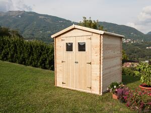Casette Box da Giardino Porta Utensili 180x130 cm in Legno Giada