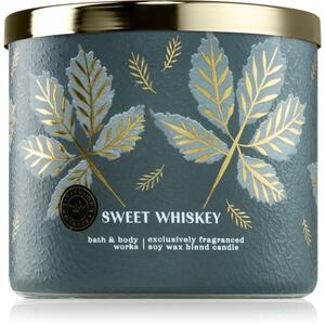 Bath & Body Works Sweet Whiskey candela profumata 411 g