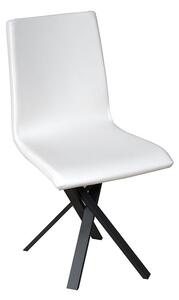 Sedia di Design SimilPelle Moderna Aury - Itamoby Bianco