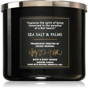 Bath & Body Works Sea Salt & Palms candela profumata 411 g