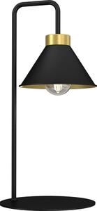 Lampada da tavolo DEMET 1xE27/15W/230V nero/oro