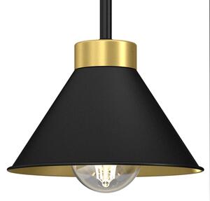 Lampada da tavolo DEMET 1xE27/15W/230V nero/oro