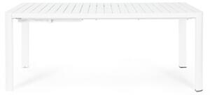 Tavolo Da Esterno Allungabile In Alluminio 100x180-240 Cm Kiplin Bianco Bizzotto - Bizzotto