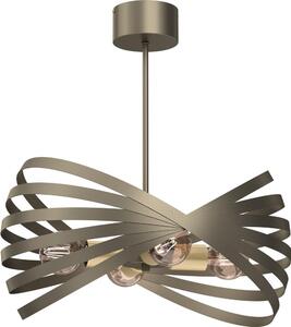 Lampadario a sospensione con supporto rigido SPARKLE 4xE27/15W/230V ottone