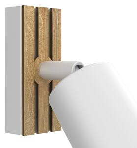 Faretto da parete TERRA 1xGU10/8W/230V bianco/quercia