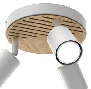 Faretto TERRA 3xGU10/8W/230V bianco/quercia