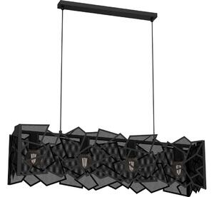 Lampadario a sospensione con filo CAMO 4xE27/15W/230V nero