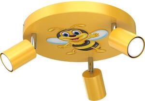 Luce Spot per bambini FUN 3xGU10/8W/230V giallo/ape