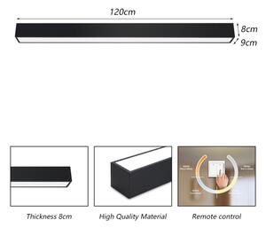 Immax NEO 07256L - Luce LED dimmerabile LUNGO 38W/230V Wi-Fi Tuya nero + +TC