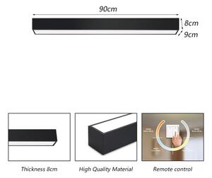 Immax NEO 07255L - Luce LED dimmerabile LUNGO 20W/230V Wi-Fi Tuya nero + +TC