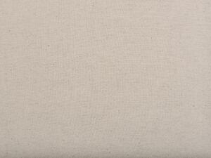Set di 2 cuscini decorativi in cotone beige 45 x 45 cm federa con frange testurizzate con imbottitura in poliestere Beliani