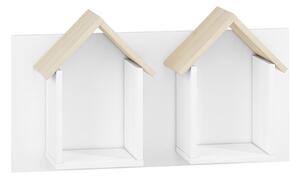 Mensola per bambini BUBO 45x80 cm bianco/beige