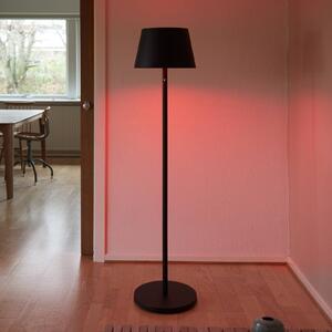 LOOM DESIGN Lampada da terra ricaricabile a LED Modi, CCT, RGB, nero