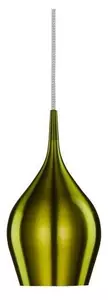 Searchlight 6461-12GR - Lampadario a sospensione con filo VIBRANT 1xE14/40W/230V verde
