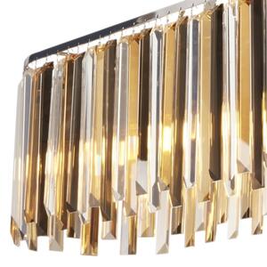 Searchlight 9838-8CC - Lampadario di cristallo a sospensione con filo CLARISSA 8xE14/40W/230V
