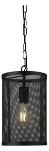 Searchlight - Lampadario a sospensione con catena FISHNET 1xE27/60W/230V nero
