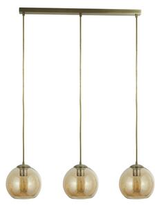 Searchlight 1623-3AM - Lampadario a sospensione con filo PENDANT 3xE27/40W/230V oro