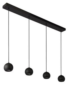Searchlight 1014-4BK - Lampadario a sospensione con filo EINDHOVEN 4xGU10/50W/230V nero