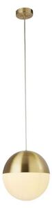 Searchlight 24181SB - Lampadario a sospensione con filo ENDOR 1xE27/40W/230V ottone