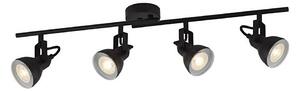 Searchlight 1544BK - Luce Spot da soffitto FOCUS 4xGU10/50W/230V nero