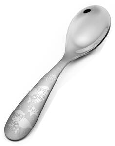 Cucchiaio per bambini Birillo-La Sirenetta in acciaio 18/0 inox lucido 1 Cucchiaio + DI 18 MESI