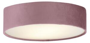 Searchlight 23298-2PI - Plafoniera DRUM PLEAT 2xE27/15W/230V rosa